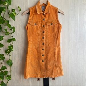Vintagee Corduroy Mini Dress